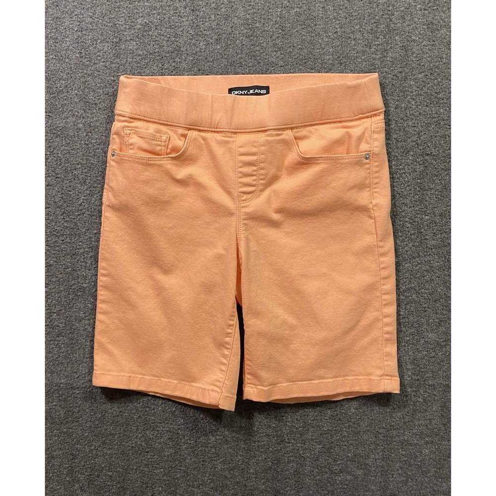 DKNY Peach Bermuda Shorts pocket Design Stretch Size S